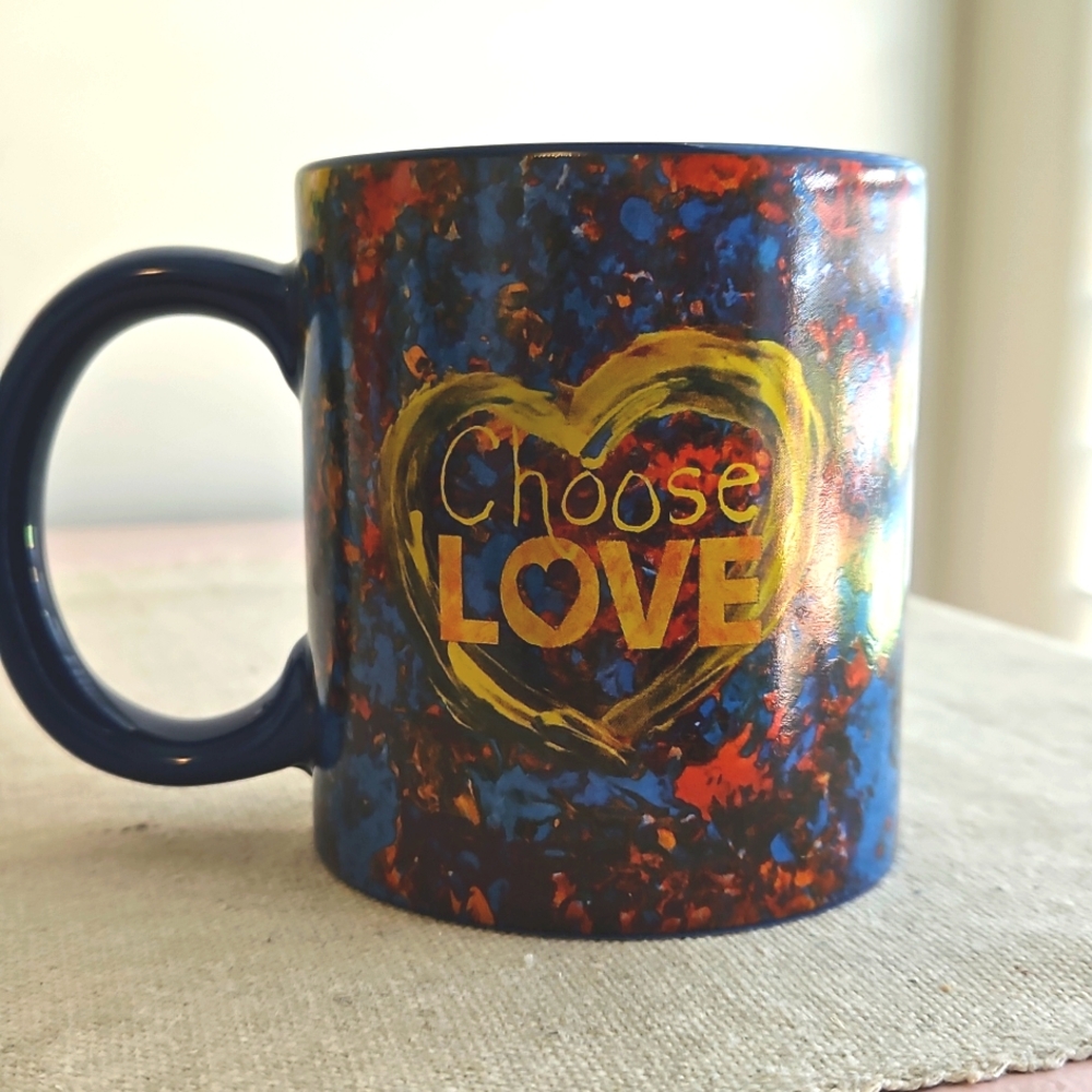 Penzy’s Choose LOVE Mug, I Will Vote 11-3-20